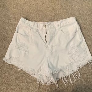 White Denim shorts